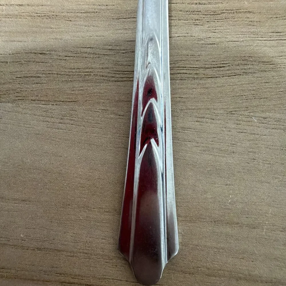 Vintage Ekco stainless steel pickle fork
